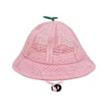 Miniatyrbild 3 av 8: Barn Hinkhatt Mesh Söt Stilren Mångsidig Andningsbar Sommar Solhatt med Justerbart Rep för Baby Barn Rosa