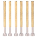 Miniatyrbillede 8 af 8: 100 stk. Pogo Pin Fladt Hoved Fjeder Test Probe Messing Materiale 2,36 mm/0,1 tommer rørdiameter 34 mm/1,3 tommer PCB testprober