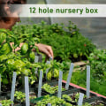 Miniatyrbilde 6 av 8: Frøplante Stater Skuff 12-hulls Hjemmehage Balkong Barnehage Frøplantebrett Plantedyrkingsholderplate