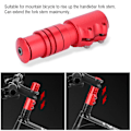 Miniatyrbillede 7 af 8: Cykel Mountain Bike Styr Gaffel Stem Riser Rise Up Extender Forlænger Adapter Dele (rød)