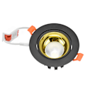 Miniatyrbilde 1 av 8: LED Downlight Aluminium Justerbar Vinkel Støvtæt Tak Indbygget Spotlight til Stue Soveværelse 100‑264V Sort Skal Gylden Kop