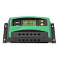 Pikkukuva 4 / 8: Aurinkolatauksen ohjain PWM-paneeli 12V 24V 30A 2 USB 5V ulostulolla RV-vene tarvikkeet