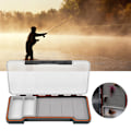 Miniatyrbillede 5 af 8: Transparent Flue Lure Box Magnetic Bait Opbevaringskasse Container Organizer FiskedeleL