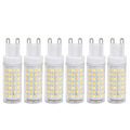 Miniatyrbillede 3 af 8: 6 stk. 90LED G9 pære 9W 220V dæmpbar blød varm hvid LED pære til lysekrone loft vægbelysning