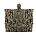 Miniatyrbild 6 av 7: Kamouflage Regn Poncho 3D Löv Ghillie Poncho Huva Vattentät Camo Regnrock för Barn Vuxna Utomhus Camping Vandring