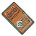 Miniatyrbild 8 av 8: Utbytbara cirkulära stickningsnålar set med 10 olika storlekar virknålar 1 förvaringsväska för stickning