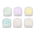Miniatyrbillede 7 af 8: 6 krukker Nail Art Uld Pulver Blandede farver DIY Design Manicure Negle Art Dekorationer Nail Art Glitter Pulver