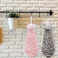 Miniatyrbillede 3 af 5: Tegneserie Chenille Håndklæder Sæt med 2 - Mikrofiber Håndklæder - Håndbold Hængende Håndklæder til Køkken_SZXM