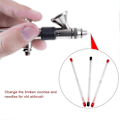 Miniatyrbilde 3 av 5: Airbrush Nåler Tupper Erstatningstilbehør - 3 stk. 0,2 mm, 0,3 mm, 0,5 mm Zekai