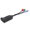 Miniatyrbilde 8 av 8: Z10AS RGB Komponent HDMI-kompatibel Video R/L Lyd til YPBPR Konverter Adapter Plug and Play