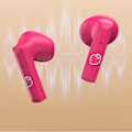 Miniatyrbild 7 av 8: Bluetooth-hörlurar Cartoon Design Brusreducering Trådlösa Bluetooth-hörlurar Hörlurar för IOS för Android Rose Red