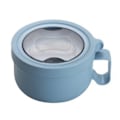 Miniatyrbillede 1 af 8: Isoleret skål lækagesikker 304 rustfrit stål indvendig termisk suppe skål med håndtag til nudel Bento 850ml blå