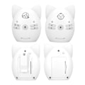 Miniatyrbilde 7 av 8: Lyd babymonitor ISM 905 til 925MHz 100 til 240V trådløs digital krypteringsoverføring 10 volum justerbar for barn hvit
