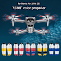 Miniatyrbilde 2 av 5: Silent Low Noise Mini Portable Drone Propell for DJI Air 2 Yellow Black White