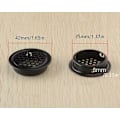 Miniatyrbillede 2 af 5: 8 stk. Sorte Runde Ventilationsriste i Rustfrit Stål, Runde Ventilationsriste i Rustfrit Stål, 10 stk. Sorte Ventilationsriste