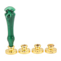 Miniatyrbilde 4 av 8: Voksforseglingsstempelsett, klart mønster, antirust, utsøkt emballasje, voksforsegling for DIY-konvolutter, invitasjonsdekorasjon, skogsalv
