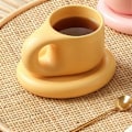 Miniatyrbilde 2 av 5: Keramisk krus Nordisk Ins Fett Håndtak Frokost Kaffe Melk Vannkopp