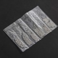 Miniatyrbillede 3 af 8: 4 farver Nail Art dekorationer 0,5 mm-3,0 mm stålkugle manicure tilbehør Sølvgrå