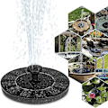 Miniatyrbillede 1 af 5: 1.4W Solar Fontæne Vandpumpe, Dam Pumpe 180L/H Fritstående Solpanel Hydroplan Nedsænkbar Pumpe til Have Pool Terrasse Akvarium Dam