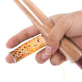Miniatyrbillede 8 af 8: 3 STK polyester fiskeskindsmønster Fiskestripping Enkeltfingerbeskyttere beskytter tilbehør