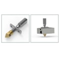 Miniatyrbillede 5 af 5: 5 Stk. Egnet kompatibel med Zortrax M200 V2 Hot-End Ekstruderingshoved Varmedysse 0,4 mm H59 Messingdyse