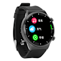 Miniatyrbillede 4 af 8: Smart Sports Armbånd IP68 Vandtæt Bluetooth Ur Søvn Overvågning Smart Band Nat Sort