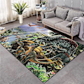 Miniatyrbilde 1 av 5: Nordisk Stil Tepper 3d Dinosaur Print Tykkere Teppe For Stue Nattbord Soverom Fjærteppe Husholdnings Flannel Matte/tepper6 120cmx180cm