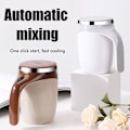 Miniatyrbild 5 av 8: Automatisk magnetomrörande kaffemugg Elektrisk omrörningskopp Hemmakontor Reseblandningskopp för varmt kaffe Mjölk Te
