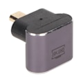 Miniatyrbilde 1 av 8: 270 graders HD-hunn til mikro-HD-adapter med LED-lysstøtte 8K-oppløsning 48 Gbps Plug and Play HD til mikro-HD-omformer