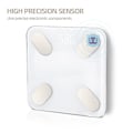 Miniatyrbillede 4 af 4: Bluetooth Vægtvægt Smart Badeværelsesvægt med Høj Præcisionssensor Kropsfedt BMI og Sammensætningsmonitor