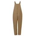 Miniatyrbilde 4 av 5: Avslappet, løs bomulls- og linbuksedress for kvinner, XXL, khaki