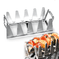 Miniatyrbilde 4 av 4: Grillrist i rustfritt stål, multigrill, robust og enkel å rengjøre, frittstående grill med bølgepapp, multi-grillrist i rustfritt stål for Ch