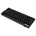 Miniatyrbillede 4 af 8: Mekanisk tastatur 68 taster tre tilstande RGB baggrundsbelysning 1800mAh batteri sort mekanisk gaming tastatur rød switch