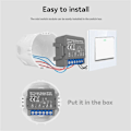 Miniatyrbillede 2 af 5: 2 stk. Tuya WiFi Smart Gardin Switch Modul med RF433 Fjernbetjening