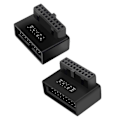 Miniatyrbild 5 av 5: PH19B USB 3.0 Intern Header USB3.0 19/20P Socket 90 Graders Adapter Konverter kompatibel med Datormoderkort