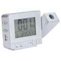 Miniatyrbild 8 av 8: Projektionsväckarklocka Bakgrundsbelyst LED USB-laddning Multifunktionell klocka med tid temperaturprojektion
