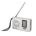 Pikkukuva 8 / 8: Kannettava radio DSP Chip AM FM-transistoriradio sisäänrakennetulla kaiuttimella kotimatkailun viihdetyöhätätilanteeseen
