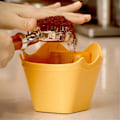 Miniatyrbilde 4 av 5: Kaffegrutbøtte Polygoner Espresso Grut Dump Bin Rosa