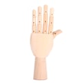 Pikkukuva 4 / 8: Gliederpuppe Linke Holz Hand Malhilfe Gliederhand Modellpuppe Modellhand