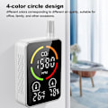 Miniatyrbild 4 av 5: 3-i-1 halvledarinfraröd CO2-temperaturfuktighetsmätare med digital display och tidsfunktion