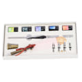 Miniatyrbillede 2 af 8: Kalligrafi Pen Set Glas Blæk Fjer Pen med Udskiftelig Pen Nib Skrive Gaveæske KitSP118839 Guld Hoved Pink