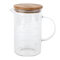 Miniatyrbillede 1 af 8: 300 ml husholdning transparent varmebestandigt glaskop med te låg