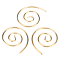 Miniatyrbild 8 av 8: 3st spiralkabelsticknål Lättviktig bekväm rostfritt stål hushållssticknål för gör-det-själv-sjalar Sjalar Mössor Guld
