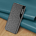 Miniatyrbillede 4 af 5: Kompatibel Honor Magic 5 Lite 5g /x9a 5g PU Læder Shell Side View Vindue Stand Case Telefon Cover - D Lilla