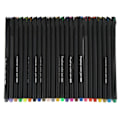 Pikkukuva 1 / 8: 24 Fineliner- set 0,4 mm ohut kärki 24 väriä akvarellimuotoilu mikroviivakynät Precise Control marker -kynät