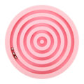 Miniatyrbillede 7 af 8: Balancerende labyrintlegetøj i lyse farver, halvcirkelformet, letvægts labyrintkuglelegetøj, hjernelege til børn, tidlig læring, pink