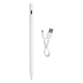 Miniatyrbillede 1 af 8: Aktiv kapacitiv styluspen med anti-mistouch touch-maling pen stylus med Type-C-kabelk11 hvid