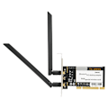 Miniatyrbillede 2 af 8: PCI Desktop Adapter 300Mbps 802.11b g n Trådløst WiFi netværkskort 2 antenner AR9223