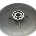 Miniatyrbild 4 av 5: Dubbelsidig skulpteringshjul i plast - 11,5 cm diameter - Rotationsbord för keramikkonst