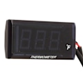 Miniatyrbillede 8 af 8: Vandtemperaturmåler Fahrenheit Grad LCD Baggrundsbelyst Display Vandtæt Vandtemperaturmåler med 16mm Tee til Motorcykel Grøn